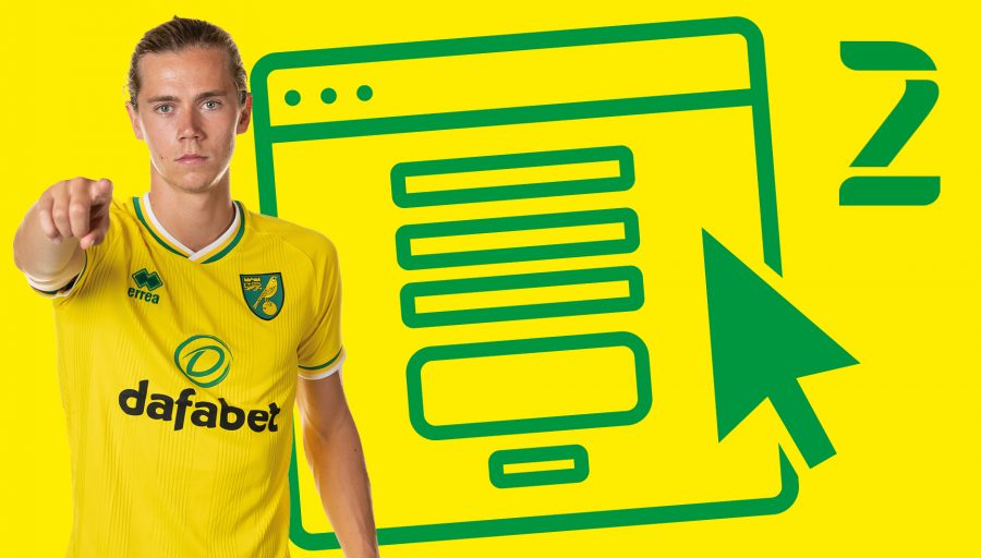 Norwich City 2020-21 Errea Home Kit