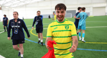 Norwich City CP celebrate cup