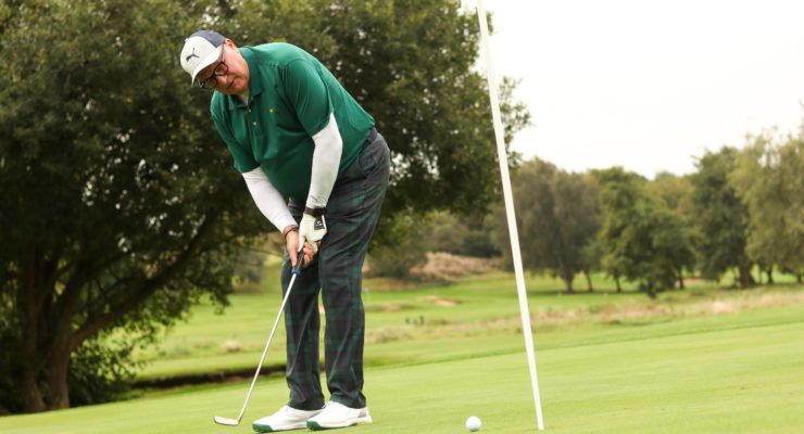 Bryan Gunn on the golf course