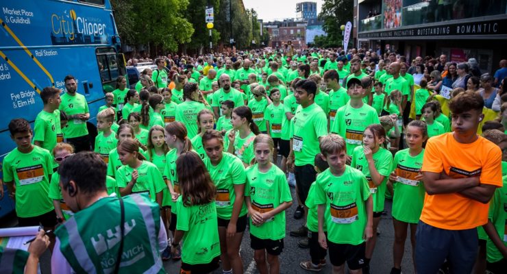 Run Norwich Junior Race start