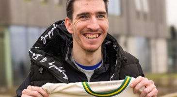 Norwich City fans meet players at the training ground