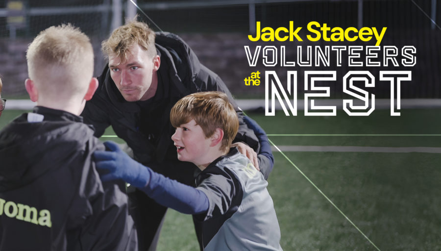 Jack Stacey volunteers at The Nest