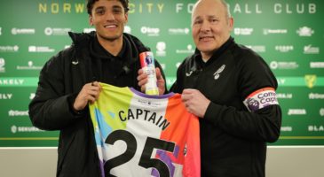 Clive Howard wins Norwich City’s Premier League Community Captain award for 2025